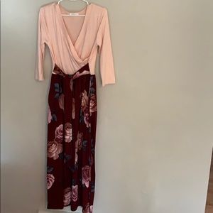 Floral maxi dress